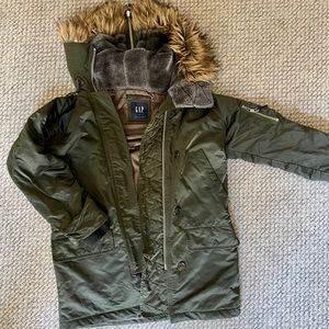 Gap Army Green Parka